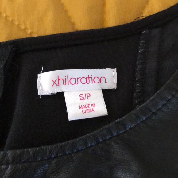 Black Pleather Dress - Picture 2 of 2